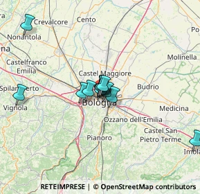 Mappa Via Antonio di Vincenzo, 40121 Bologna BO, Italia (9.4075)