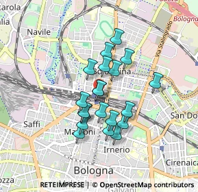 Mappa Via Antonio di Vincenzo, 40121 Bologna BO, Italia (0.6685)