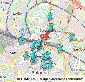 Mappa Via Antonio di Vincenzo, 40121 Bologna BO, Italia (0.8855)