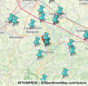 Mappa Piazza della Cooperazione Agricola 80 Fraz. Bettolino, 41058 Vignola MO, Italia (9.043)