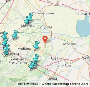 Mappa Via Galileo Galilei, 48017 Conselice RA, Italia (23.5625)