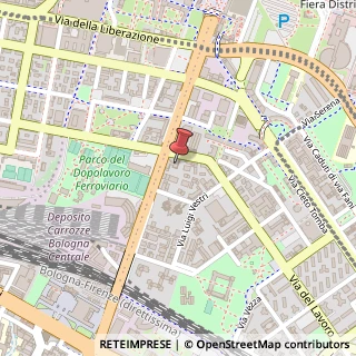 Mappa Via del Lavoro, 60, 40127 Bologna, Bologna (Emilia Romagna)