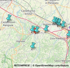 Mappa Via Calzolara, 40053 Valsamoggia BO, Italia (8.58727)