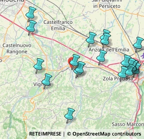 Mappa Via Calzolara, 40053 Valsamoggia BO, Italia (9.3225)