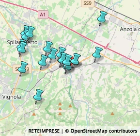 Mappa Via Calzolara, 40053 Valsamoggia BO, Italia (3.228)