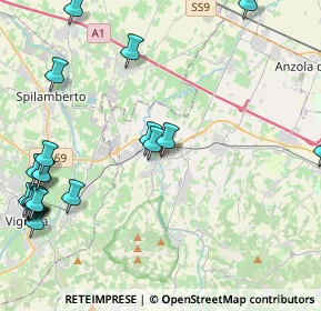 Mappa Via Calzolara, 40053 Valsamoggia BO, Italia (5.857)