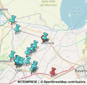 Mappa Via del Lavoro, 48011 Ravenna RA, Italia (9.8995)