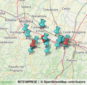 Mappa Via Gaetano Gandolfi, 40053 Valsamoggia BO, Italia (10.2545)