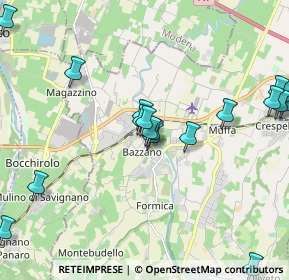 Mappa Piazza Sandro Pertini, 40053 Valsamoggia BO, Italia (2.40778)