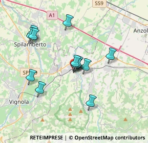 Mappa Via Gaetano Gandolfi, 40053 Valsamoggia BO, Italia (3.14615)