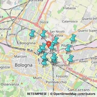 Mappa Via Edoardo Ferravilla, 40127 Bologna BO, Italia (1.34923)