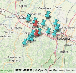 Mappa Via Papa Giovanni XXIII, 40053 Valsamoggia BO, Italia (10.658)
