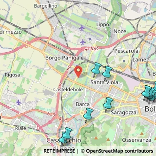 Mappa Via Aretusi, 40132 Bologna BO, Italia (3.39154)