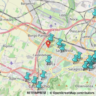 Mappa Via Aretusi, 40132 Bologna BO, Italia (3.3265)