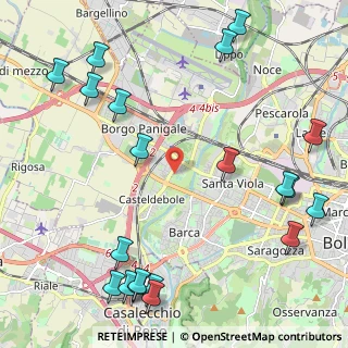 Mappa Via Aretusi, 40132 Bologna BO, Italia (3.023)