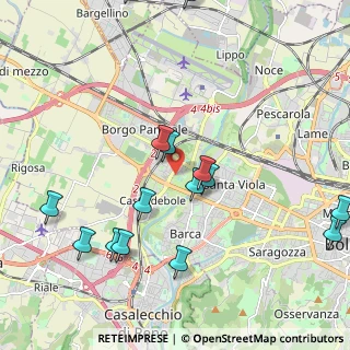 Mappa Via Aretusi, 40132 Bologna BO, Italia (2.442)