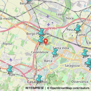 Mappa Via Aretusi, 40132 Bologna BO, Italia (3.47333)