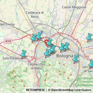 Mappa Via Elio Bernardi, 40133 Bologna BO, Italia (3.80167)