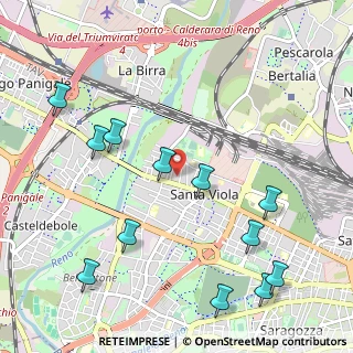 Mappa Via Elio Bernardi, 40133 Bologna BO, Italia (1.28417)