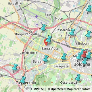 Mappa Via Elio Bernardi, 40133 Bologna BO, Italia (3.222)