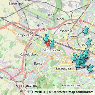 Mappa Via Elio Bernardi, 40133 Bologna BO, Italia (3.07067)