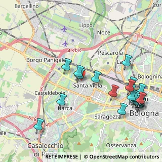 Mappa Via Elio Bernardi, 40133 Bologna BO, Italia (2.493)