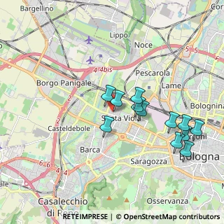 Mappa Via Elio Bernardi, 40133 Bologna BO, Italia (1.85083)
