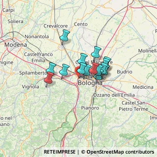 Mappa Viale Palmiro Togliatti, 40132 Bologna BO, Italia (8.85333)