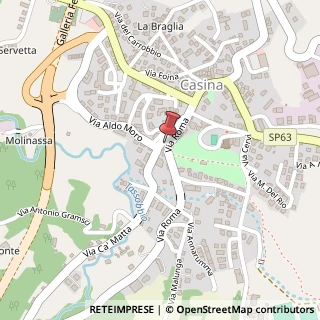 Mappa Via roma, 42034 Casina, Reggio nell'Emilia (Emilia Romagna)