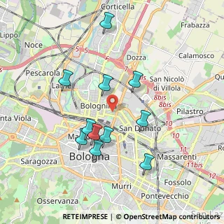 Mappa Via Pietro Lianori, 40128 Bologna BO, Italia (1.79091)