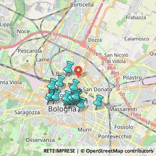 Mappa Via Pietro Lianori, 40128 Bologna BO, Italia (1.684)