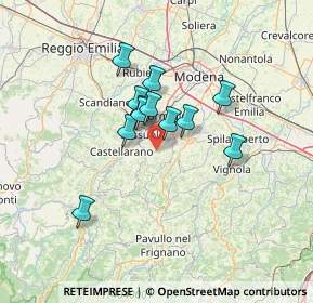 Mappa Via Nuova del Gazzolo, 41042 Fiorano modenese MO, Italia (9.94)
