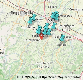 Mappa Via Nuova del Gazzolo, 41042 Fiorano modenese MO, Italia (10.68833)