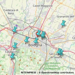 Mappa Via Marcantonio Franceschini, 40128 Bologna BO, Italia (4.25)