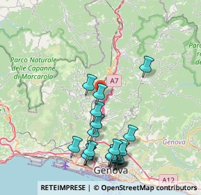 Mappa Via Paolo Gennaro, 16164 Genova GE, Italia (9.0265)
