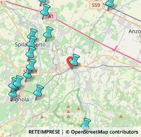 Mappa Via Gabella, 40053 Valsamoggia BO, Italia (6.05529)