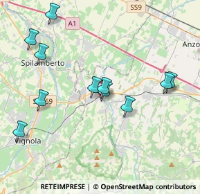 Mappa Via Gabella, 40053 Valsamoggia BO, Italia (4.92462)