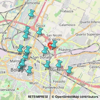 Mappa Via Carlo Goldoni, 40127 Bologna BO, Italia (2.30125)