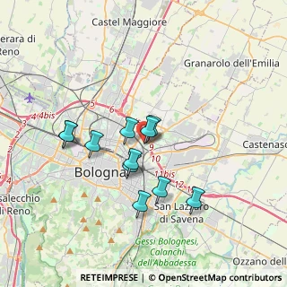 Mappa Via Carlo Goldoni, 40127 Bologna BO, Italia (2.99909)