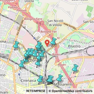 Mappa Via Carlo Goldoni, 40127 Bologna BO, Italia (1.2)