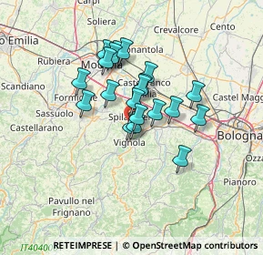 Mappa Via Giovanni Falcone, 41057 Spilamberto MO, Italia (10.0215)