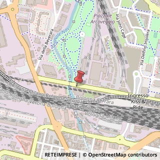 Mappa Via de' Carracci, 6, 40131 Bologna, Bologna (Emilia Romagna)