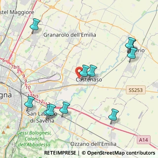 Mappa Via Majorana, 40055 Castenaso BO, Italia (5.05455)