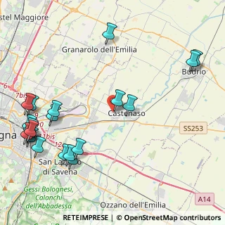 Mappa Via Majorana, 40055 Castenaso BO, Italia (5.7095)