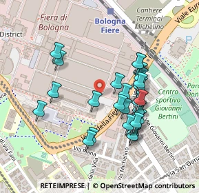 Mappa Viale della Fiera, 40128 Bologna BO, Italia (0.21481)