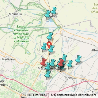 Mappa Via Benati, 48017 Conselice RA, Italia (7.831)
