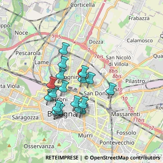 Mappa Via Stalingrado, 40100 Bologna BO, Italia (1.64053)