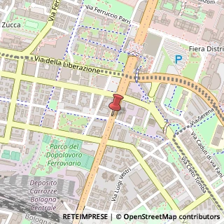 Mappa Via Romano Bonaga, 10, 40128 Bologna, Bologna (Emilia Romagna)