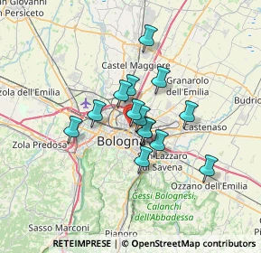 Mappa Via Tiberio Fiorilli, 40128 Bologna BO, Italia (4.74929)