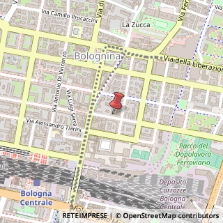 Mappa Via Sebastiano Serlio, 6, 40128 Bologna, Bologna (Emilia Romagna)